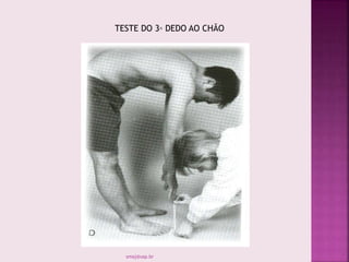 smaj@usp.br
TESTE DO 3◦ DEDO AO CHÃO
 