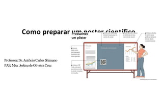 Como preparar um poster científico
Professor:Dr.AntônioCarlos Shimano
PAE: Msa. Joelmade OliveiraCruz
 