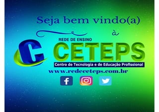 SEJAM BEM
VINDOS E
MUITO
OBRIGADA!
 