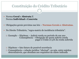 Quando alguém se torna obrigado a pagar tributo ?