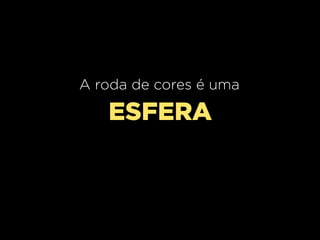 A roda de cores é uma

ESFERA

 