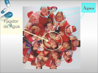 Fixador
de Água
Água
 