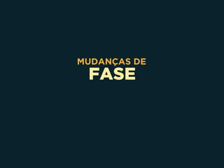 FASE
MUDANÇAS DE
 
