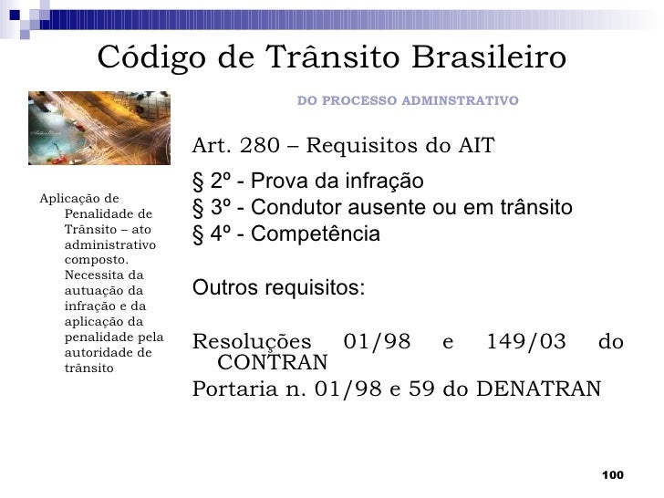 Artigo 280 ctb