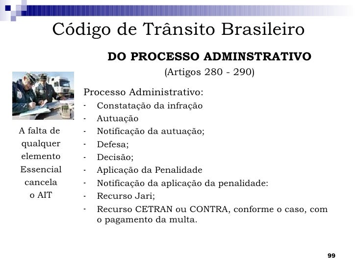 Artigo 280 ctb