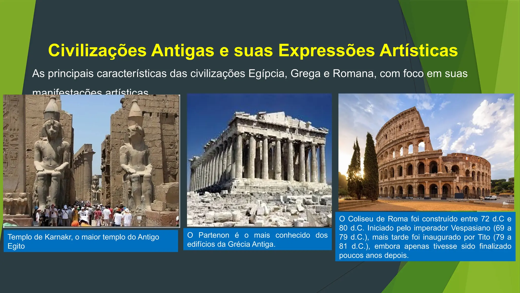 AULA DE ARTE Civilizações Antigas e suas Expressões Artísticas.pptx