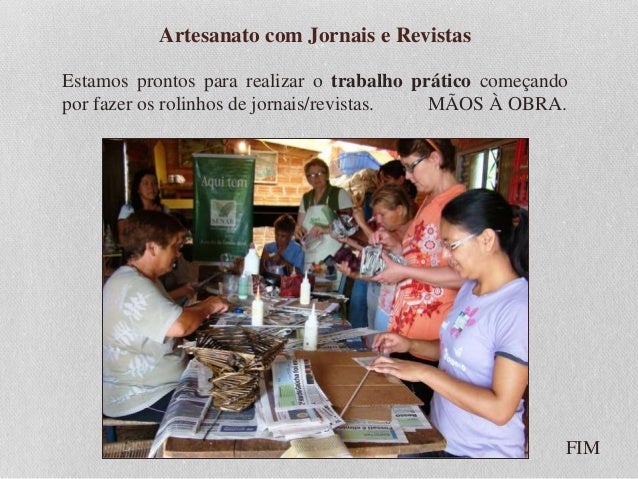 Aula de Artesanato com Jornais e Revistas Aparador Ferro E Vidro ~ Aula de Artesanato com Jornais e Revistas