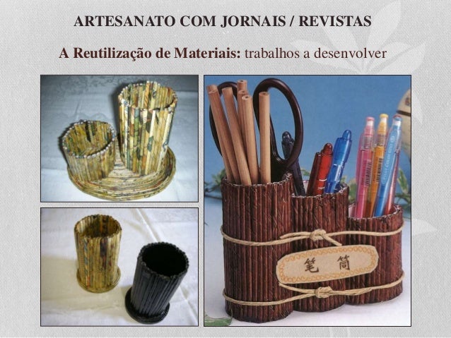 Aula de Artesanato com Jornais e Revistas Andrea Artesanato Goiania ~ Aula de Artesanato com Jornais e Revistas