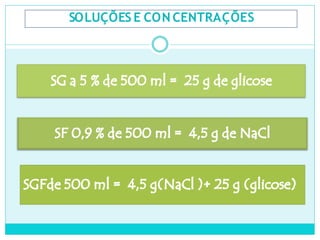 SOLUÇÕES E CON CENTRAÇÕES
 