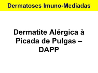 Dermatoses Imuno-Mediadas Dermatite Alérgica à Picada de Pulgas – DAPP 