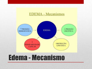 Edema - Mecanismo
 