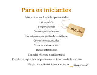 Aula de Empreendedorismo - 8h