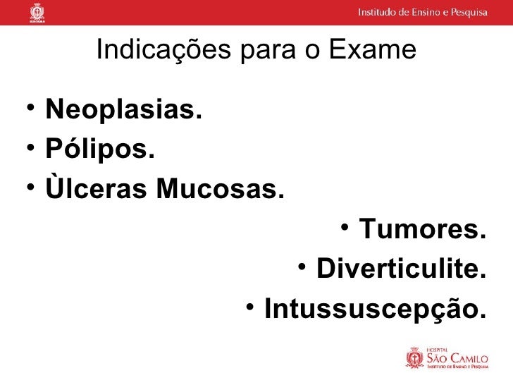 Exame enema opaco