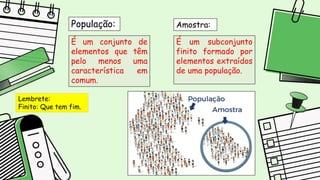 Aula de estatistica para turmas do 9 ano do ensino fundamental II | PPTX