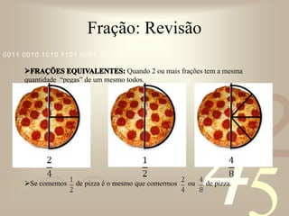 Fração: Número MistoParte InteiraParte Fracionária ou Fração