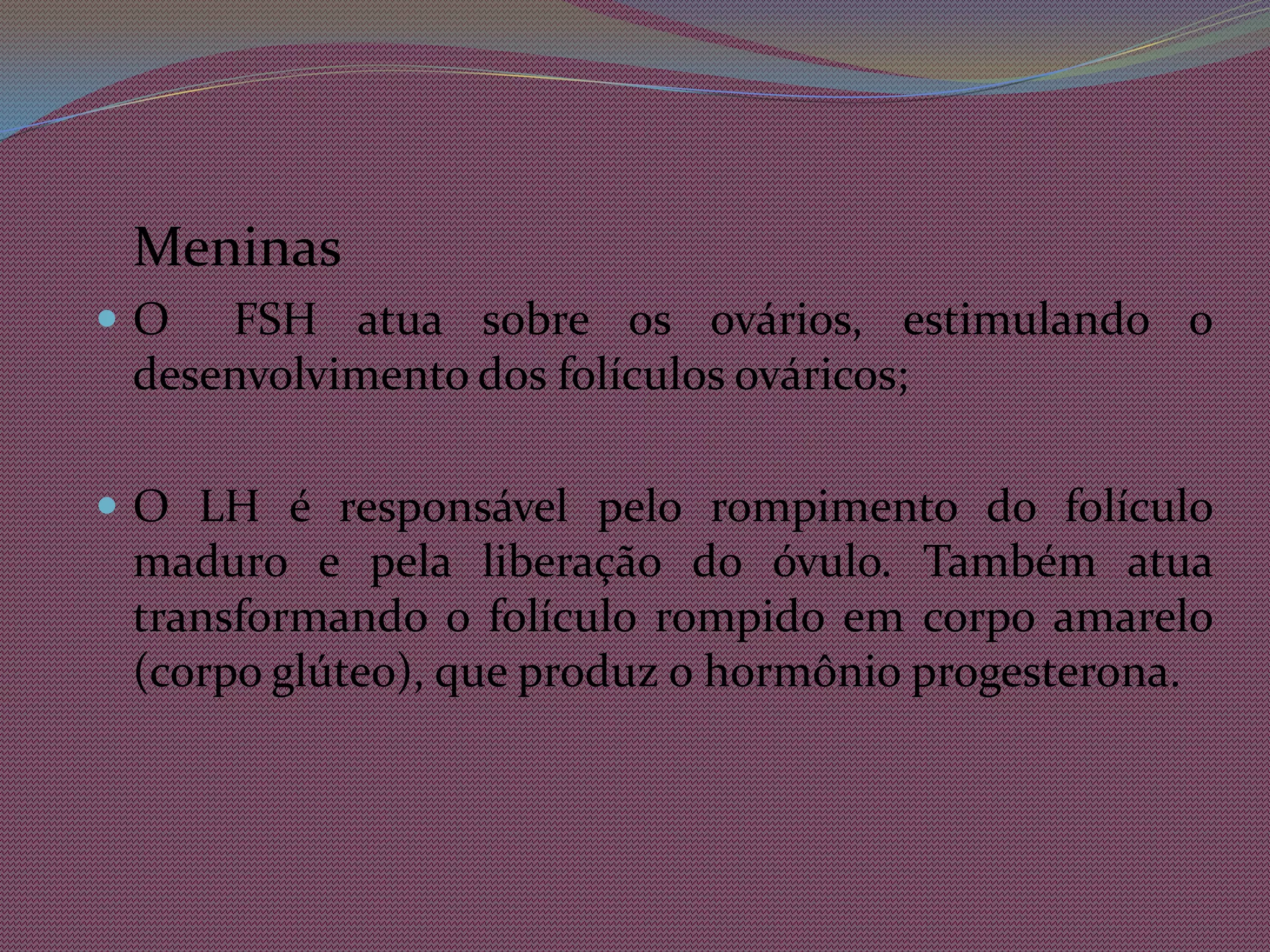 Diferenças1. A espermatogênese é um processo contínuo, enquanto a ovogênese está relacionada ao ciclo reprodutivo da mulher;2. Na espermatogênese, cada espermatogônia produz 4 espermatozóides. Na ovogênese, cada ovogônia dá origem a apenas um ovócito e células inviáveis denominadas corpúsculos polares;3. A produção de gametas masculinos é um processo que se continua até a velhice, enquanto que a  produção de gametas femininos cessa com a menopausa;4.O espermatozóide é uma célula pequena e móvel, enquanto que o ovócito é uma célula grande e sem mobilidade;5.Quanto à constituição cromossômica, existem dois tipo de espermatozóides: 23,X ou 23,Y. A mulher só produz um tipo de gameta quanto à constituição cromossômica: 23,X.