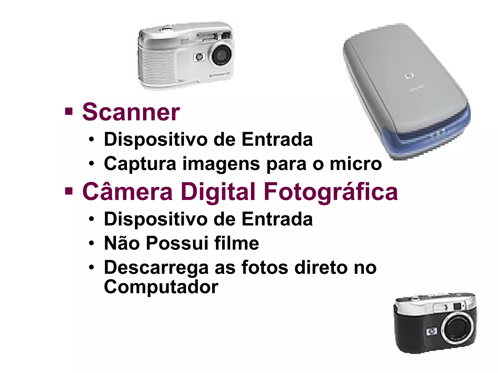 Scanner Dispositivo de Entrada Captura imagens para o micro Câmera Digital Fotográfica Dispositivo de Entrada Não Possui filme Descarrega as fotos direto no Computador  