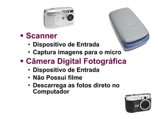 Scanner Dispositivo de Entrada Captura imagens para o micro Câmera Digital Fotográfica Dispositivo de Entrada Não Possui filme Descarrega as fotos direto no Computador  