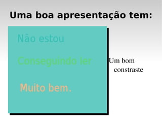 Características do slide Imagem 