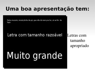 Características do slide Áudio 