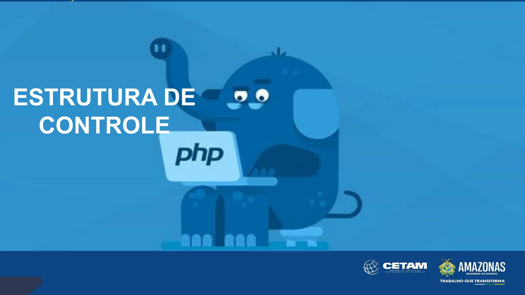 ESTRUTURA DE
CONTROLE
 