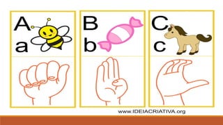 Aula de libras grupo lino