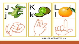 Aula de libras grupo lino