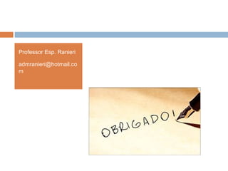 Professor Esp. Ranieri
admranieri@hotmail.co
m
 