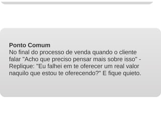 Aula de Negociação - 8h