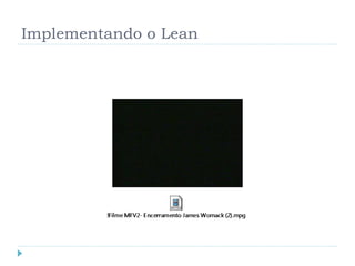 Implementando o Lean  