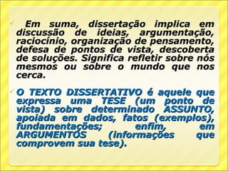 Aula de redacao texto dissert.-argumentativo | PPT