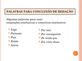 AULA DE REDAÇÃO - Introdução Conclusão.pptx