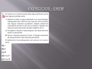 Aula de resolução de exercícios do enem   1º ano