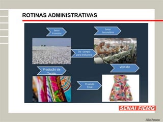 ROTINAS ADMINISTRATIVAS
Júlio Pyramo
 