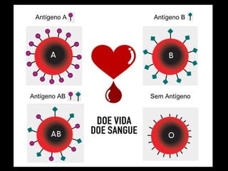 Antígeno A    Antígeno B




Antígeno AB   Sem Antígeno
 