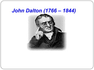 John Dalton (1766 – 1844)
 