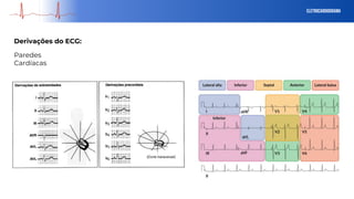 eletrocardiograma
Derivações do ECG:
Paredes
Cardíacas
 
