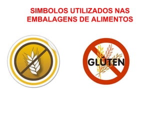 SIMBOLOS UTILIZADOS NAS
EMBALAGENS DE ALIMENTOS
 
