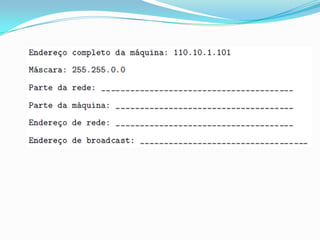 Endereço IP 1A REDES