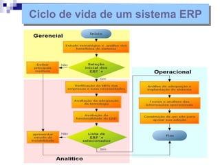 Ciclo de vida de um sistema ERP
 