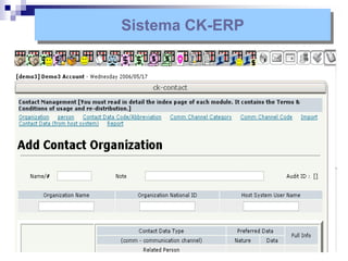 Sistema CK-ERP
 