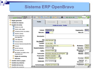 Sistema ERP OpenBravo
 