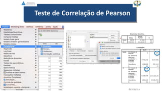 Teste de Correlação de Pearson
EGVILELA
 