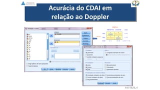 Acurácia do CDAI em
relação ao Doppler
EGVILELA
 