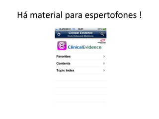 Há material para espertofones !
 