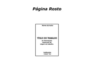 Página Rosto
 