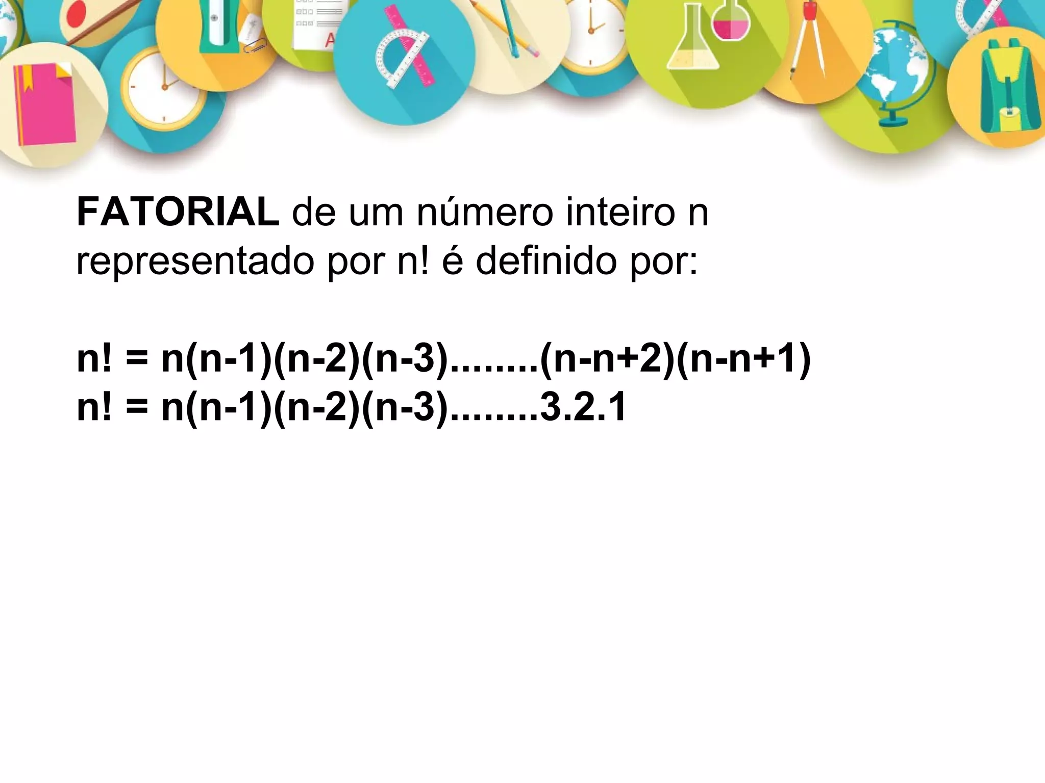 Fatorial Aula fatorial | PPT