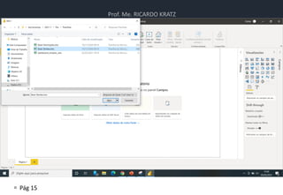 Prof. Me. RICARDO KRATZ
 Pág 15
Power BI
 
