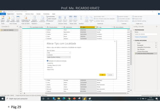 Prof. Me. RICARDO KRATZ
 Pág 29
Power BI
 