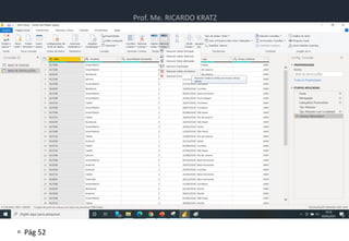 Prof. Me. RICARDO KRATZ
 Pág 52
Atividade
• Atividade de Power BI
 